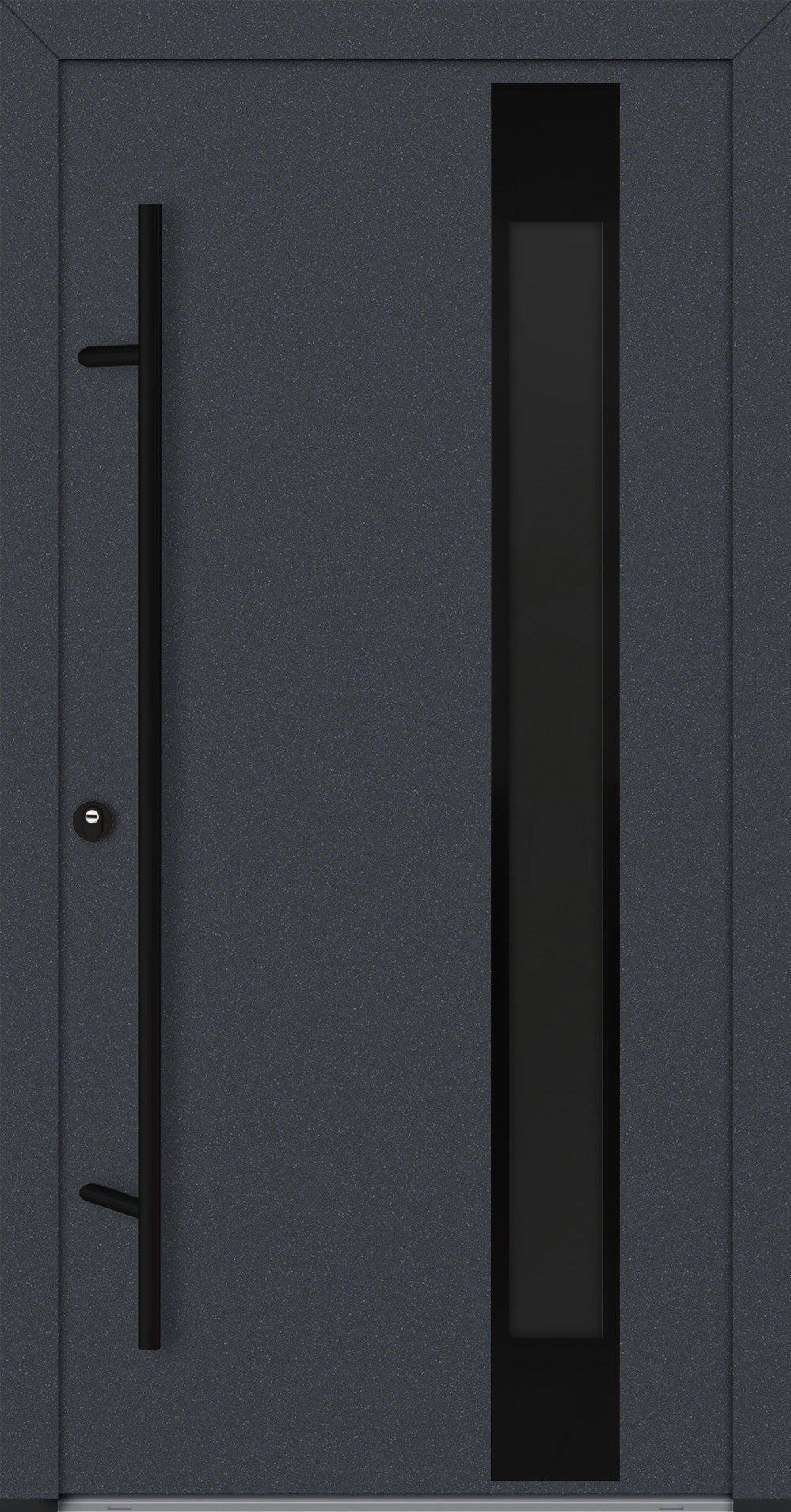 Alu-Steel Door - DL04 Black Edition