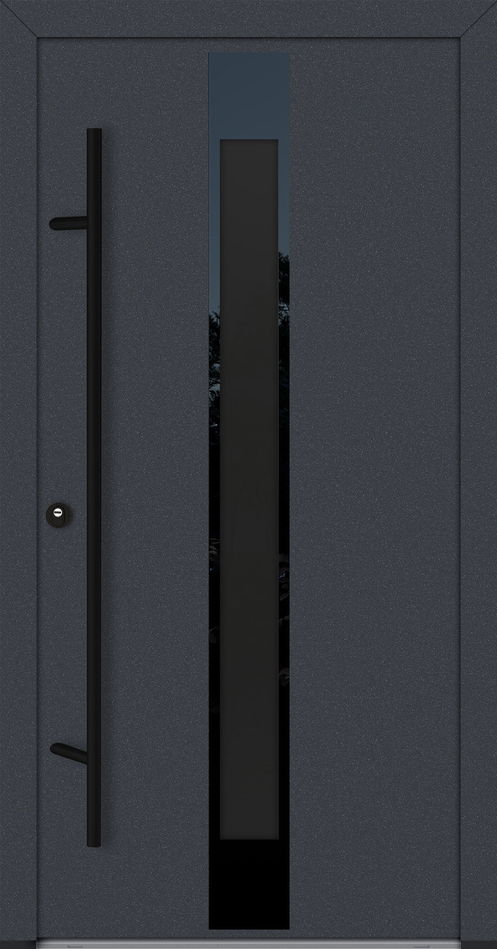 Alu-Steel Door - DLG 05B - Black Edition