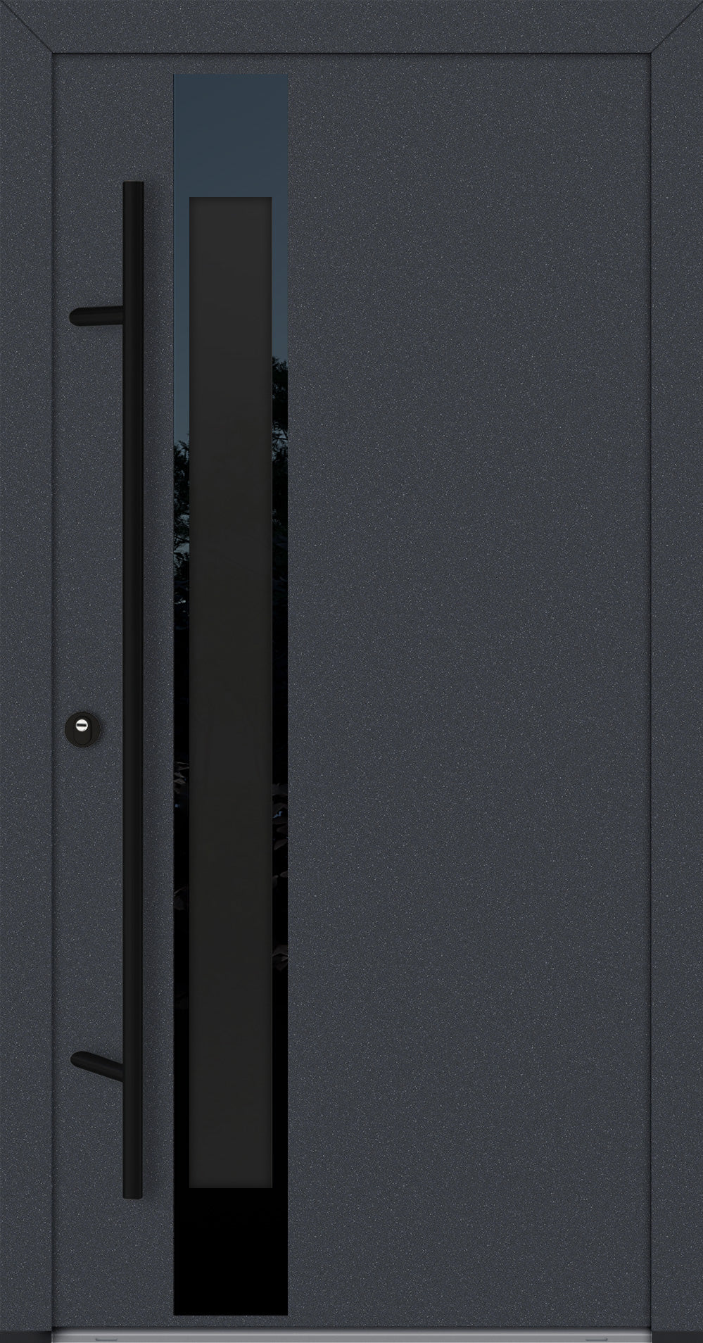 Alu-Steel Door - DLG 14B - Black Edition