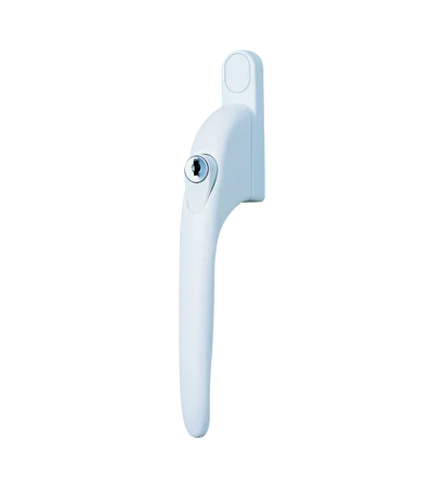 White PVCu Window Inline Handle