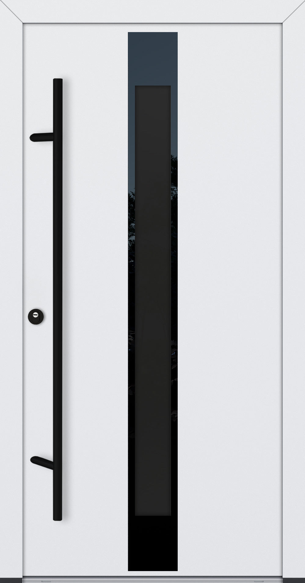 Alu-Steel Door - DLG 05B - Black Edition