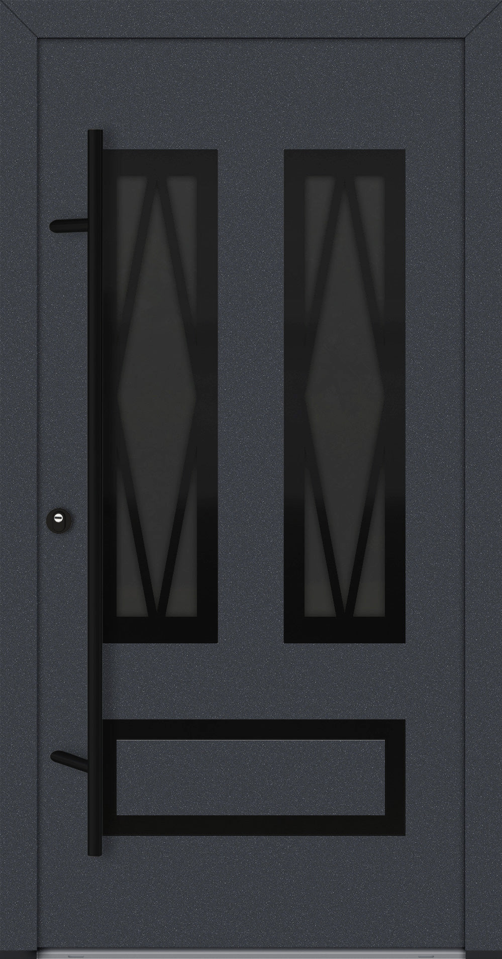 Alu-Steel Door - DLT CO2B Black Edition