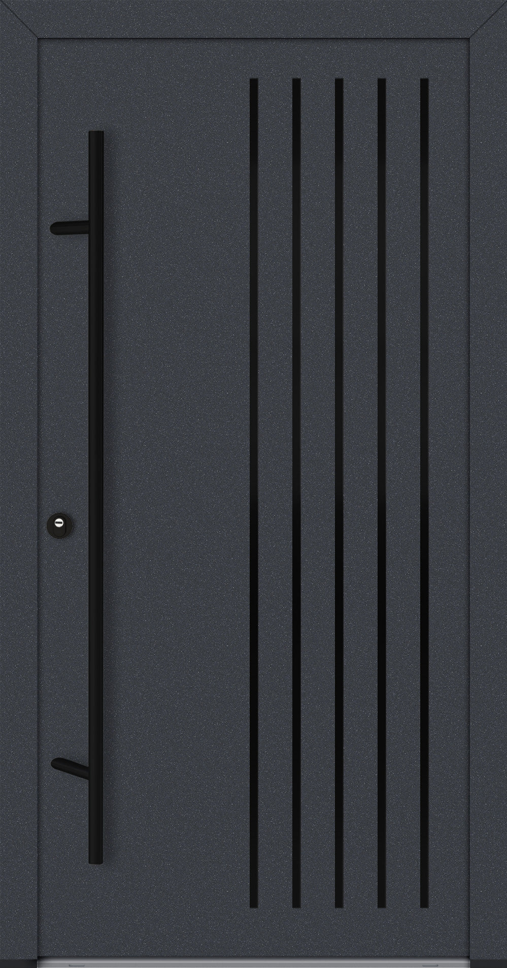 Alu-Steel Door - DL44 Black Edition