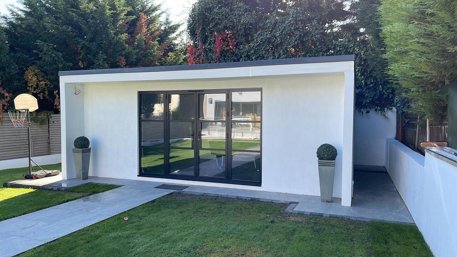 Heritage double external aluminium door UK bespoke