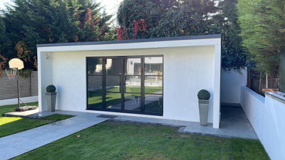 Heritage double external aluminium door UK bespoke